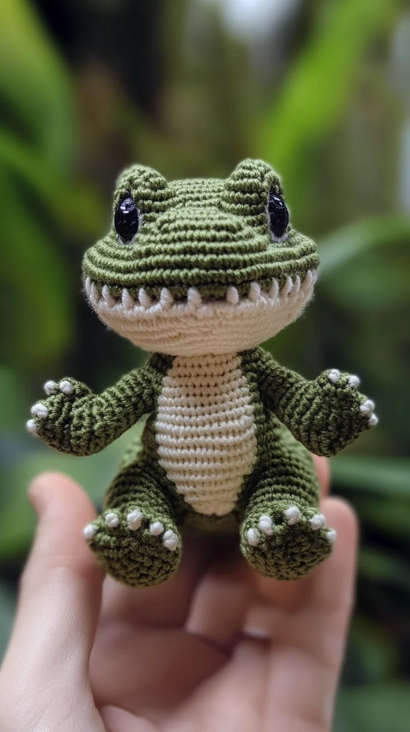 Adorable Crochet Crocodile: A Charming Addition to Any Amigurumi Collection