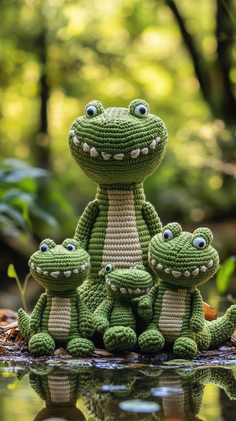 Adorable Crochet Crocodiles: A Whimsical Touch for Your Home