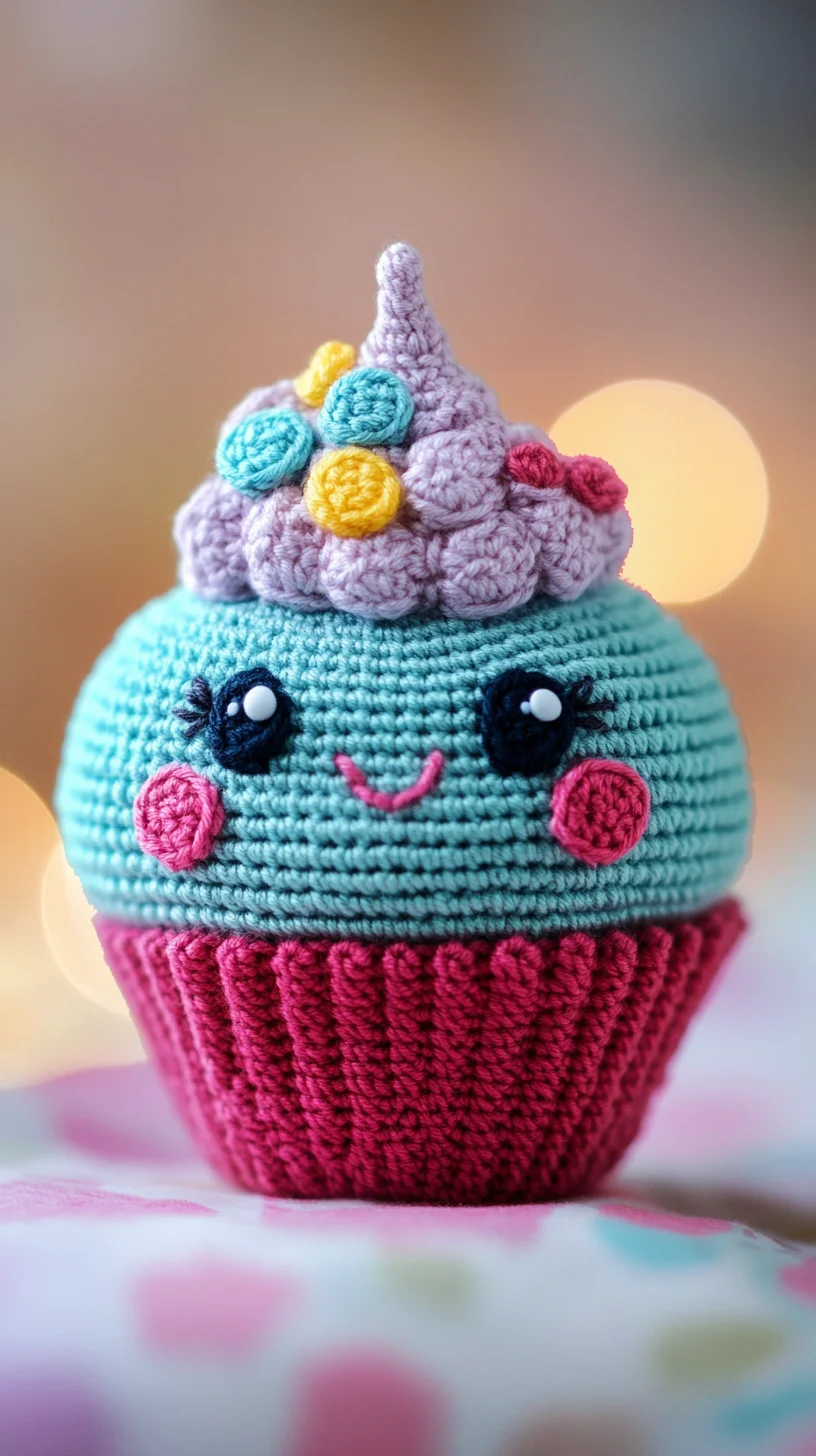 Adorable Crochet Cupcake: Whimsical Charm for Any Craft Lover