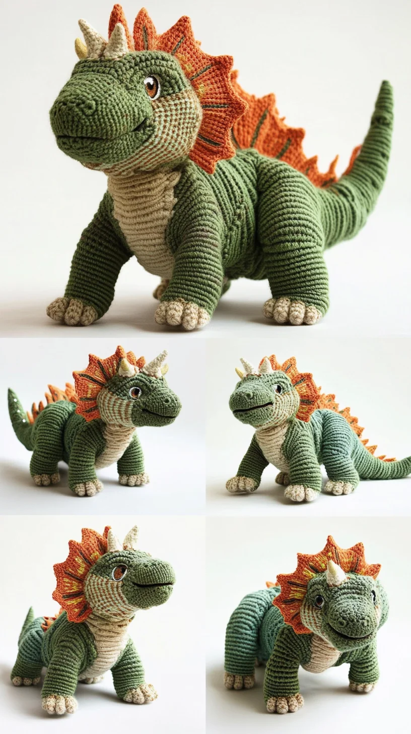 Adorable Crochet Dino: A Cute Companion for All Ages