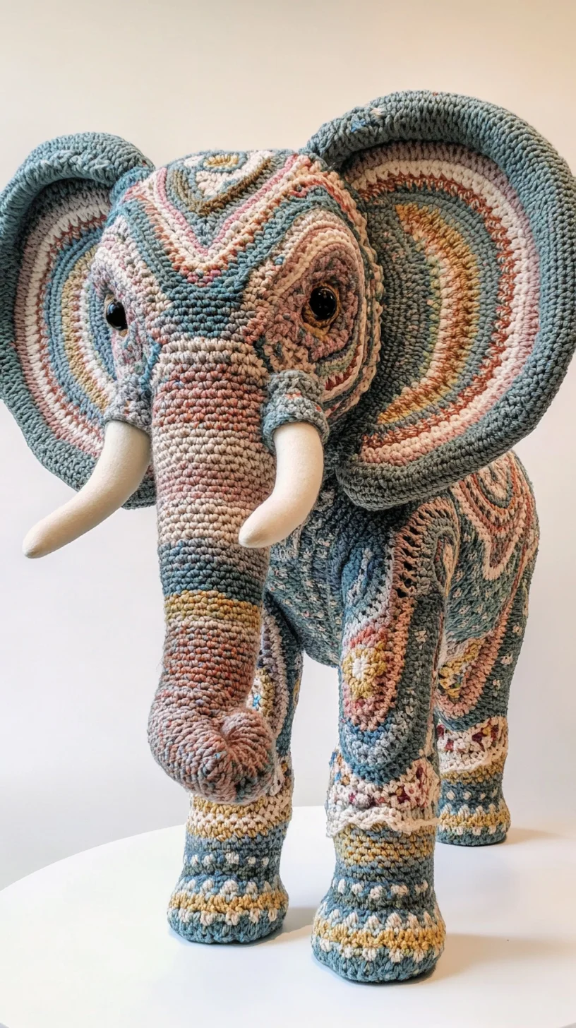 Adorable Crochet Elephant: A Whimsical Touch for Any Home!
