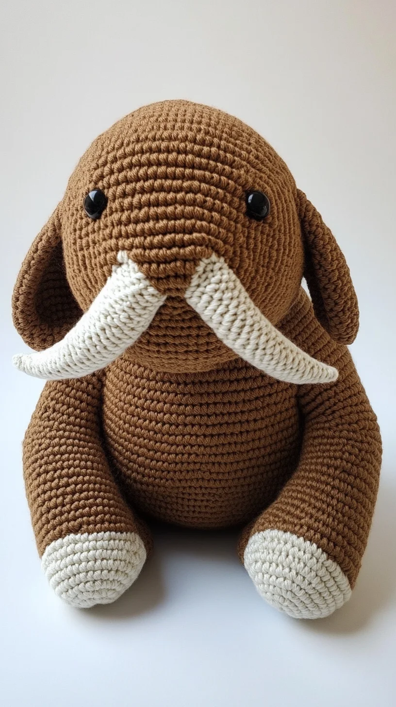 Adorable Crochet Elephant: A Whimsical Touch for Your Home Decor