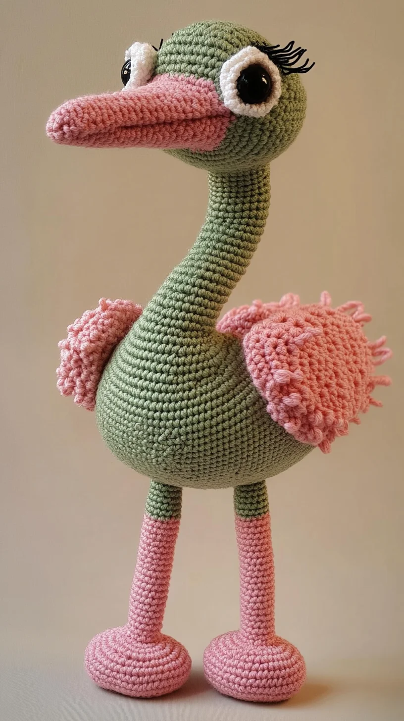 Adorable Crochet Flamingo: A Fun and Stylish Home Decor Statement