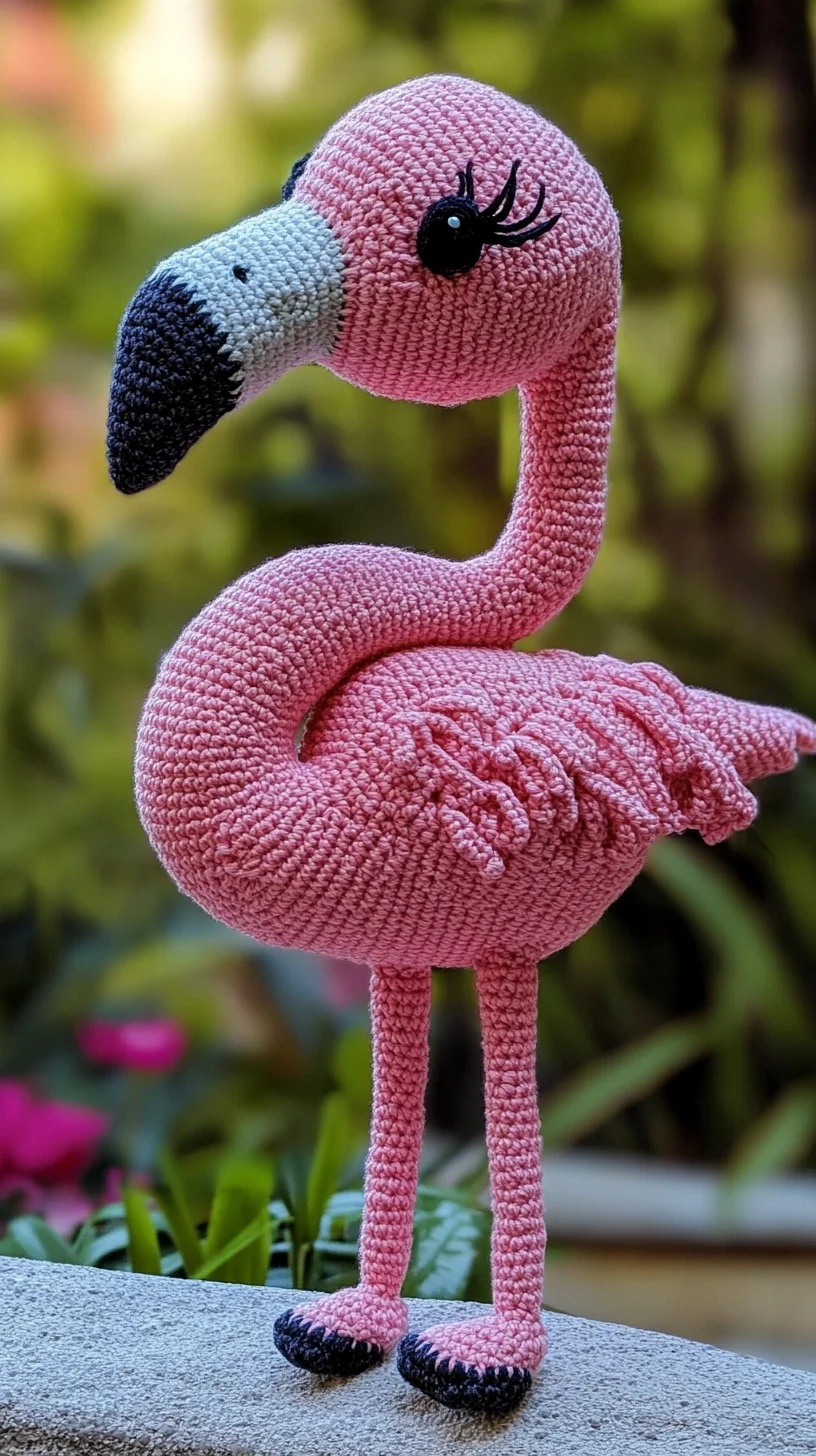 Adorable Crochet Flamingo: A Whimsical Touch to Your Home Decor