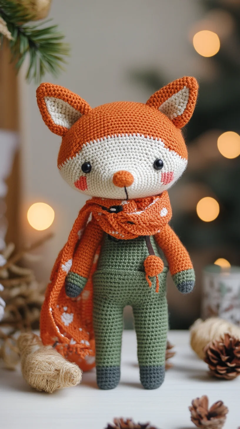 Adorable Crochet Fox Doll: A Whimsical Touch for Any Nursery