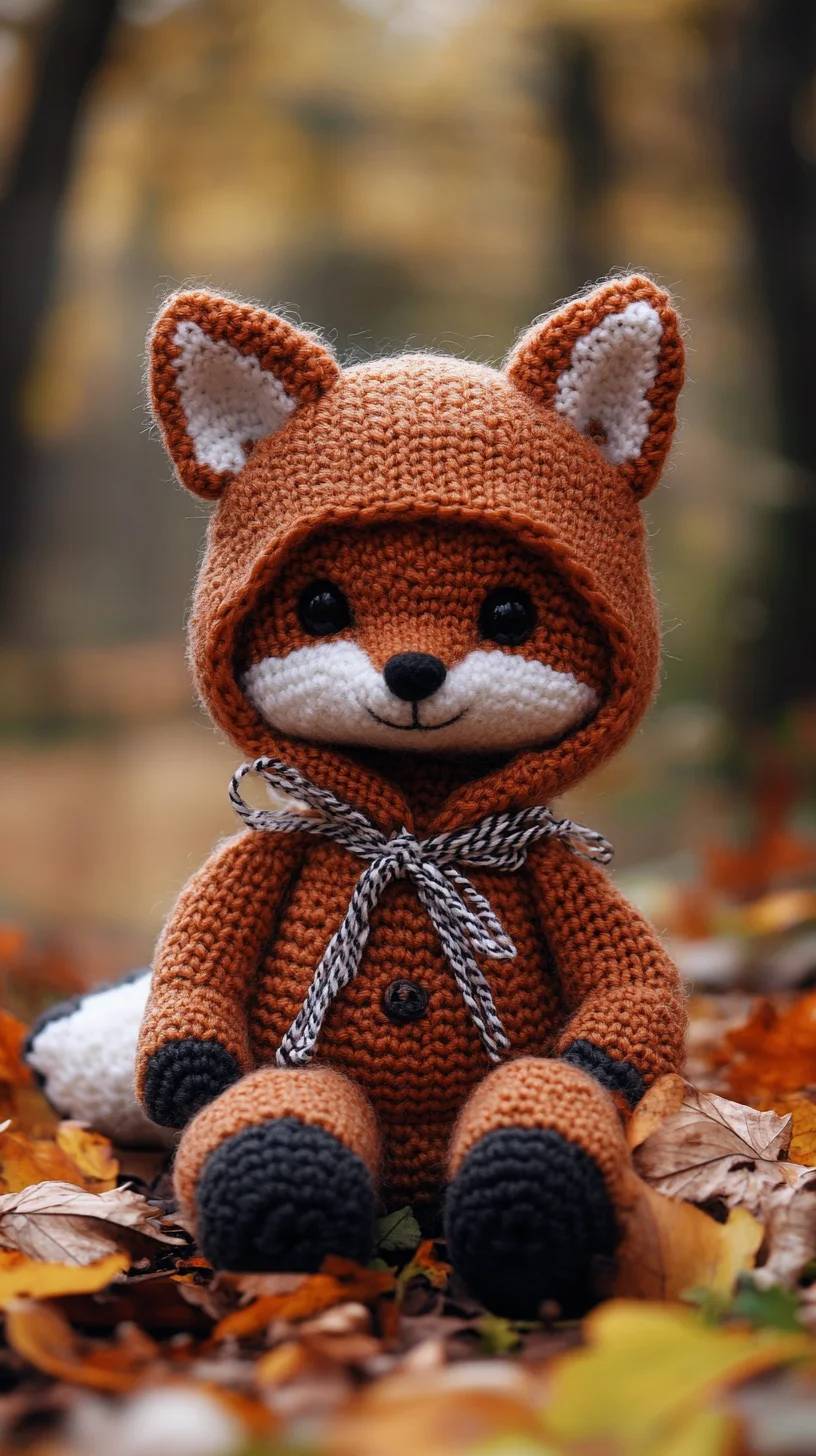 Adorable Crochet Fox Doll: Perfectly Cozy for Autumn Vibes