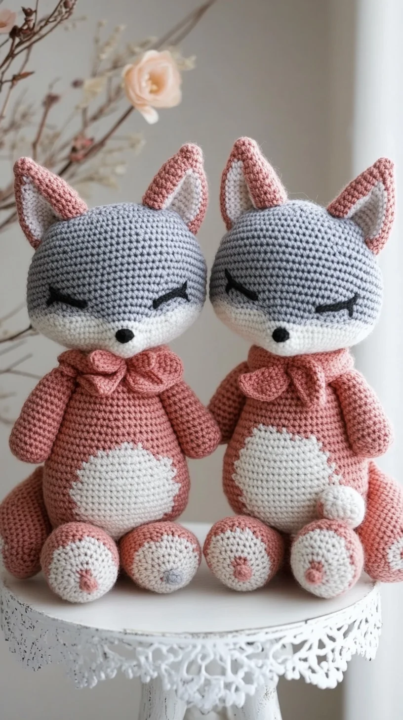 Adorable Crochet Fox Dolls: Whimsical Creations for Enchanting Decor