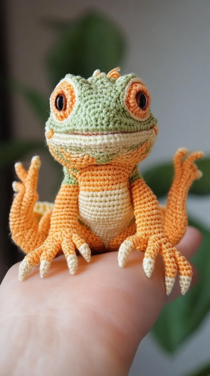 Adorable Crochet Frog: A Whimsical Touch to Your Home Decor
