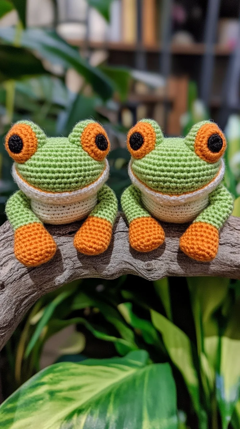 Adorable Crochet Frogs: A Charming Touch for Your Home Decor