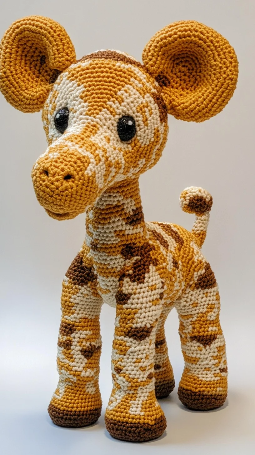 Adorable Crochet Giraffe: A Charming Toy for Every Child’s Imagination