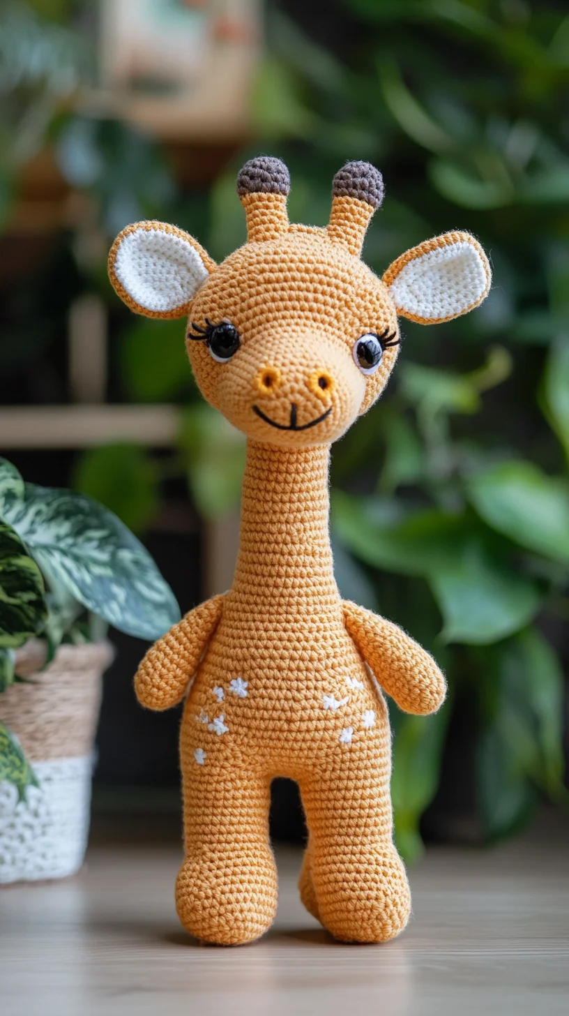 Adorable Crochet Giraffe: A Whimsical Touch to Your Decor