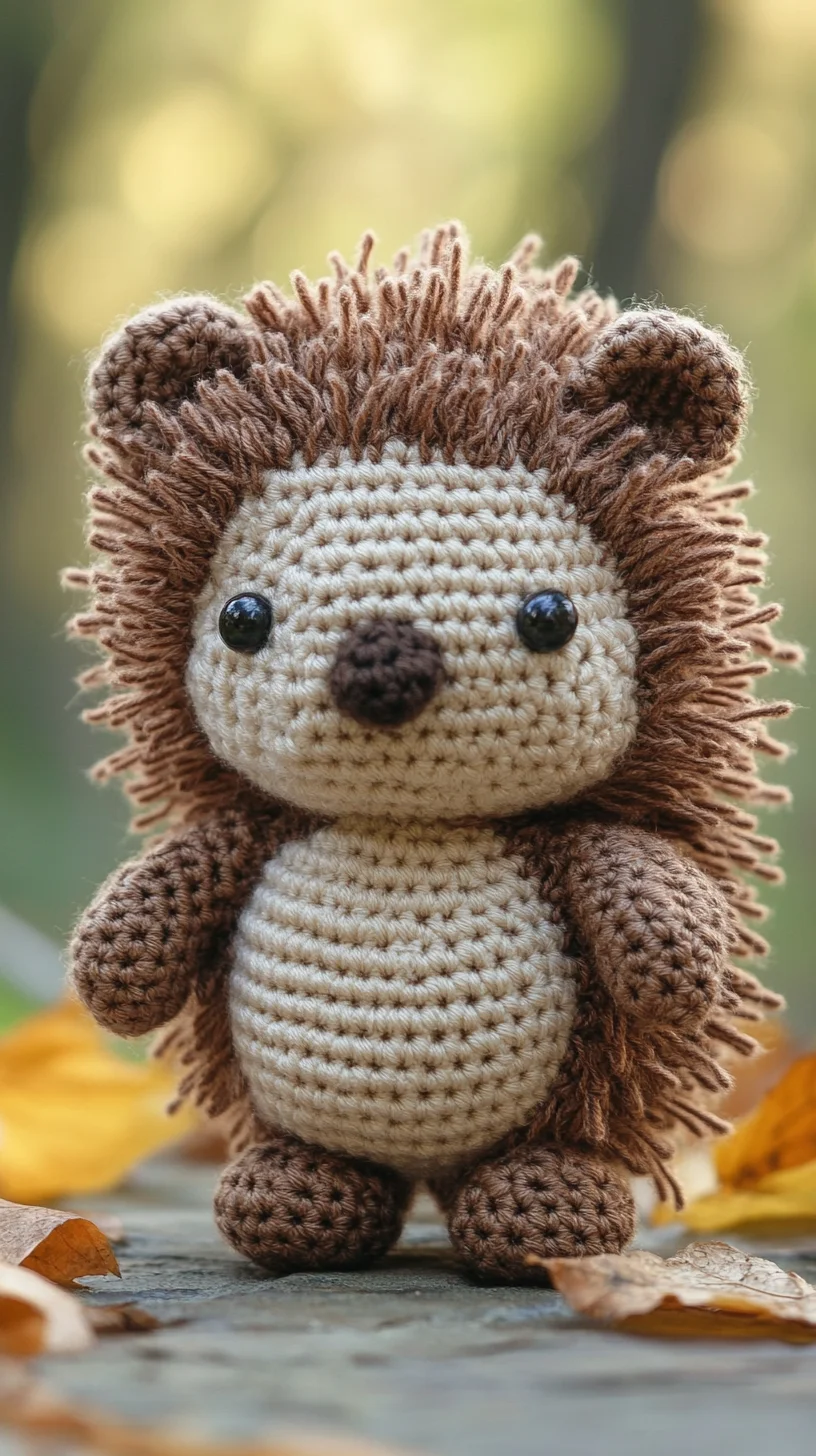 Adorable Crochet Hedgehog: A Charming Addition to Your Amigurumi Collection