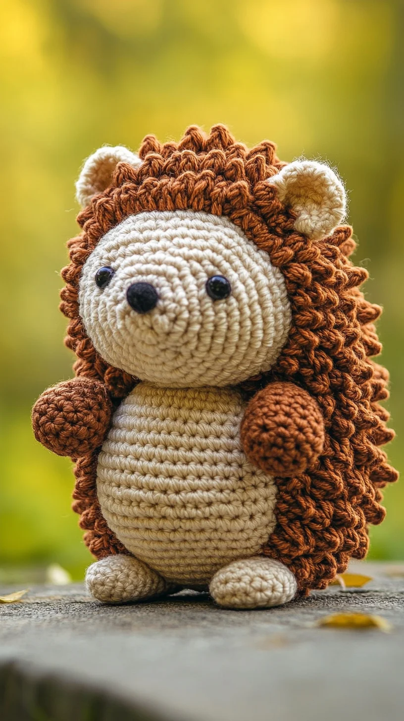 Adorable Crochet Hedgehog: A Whimsical DIY Delight for All Skill Levels!