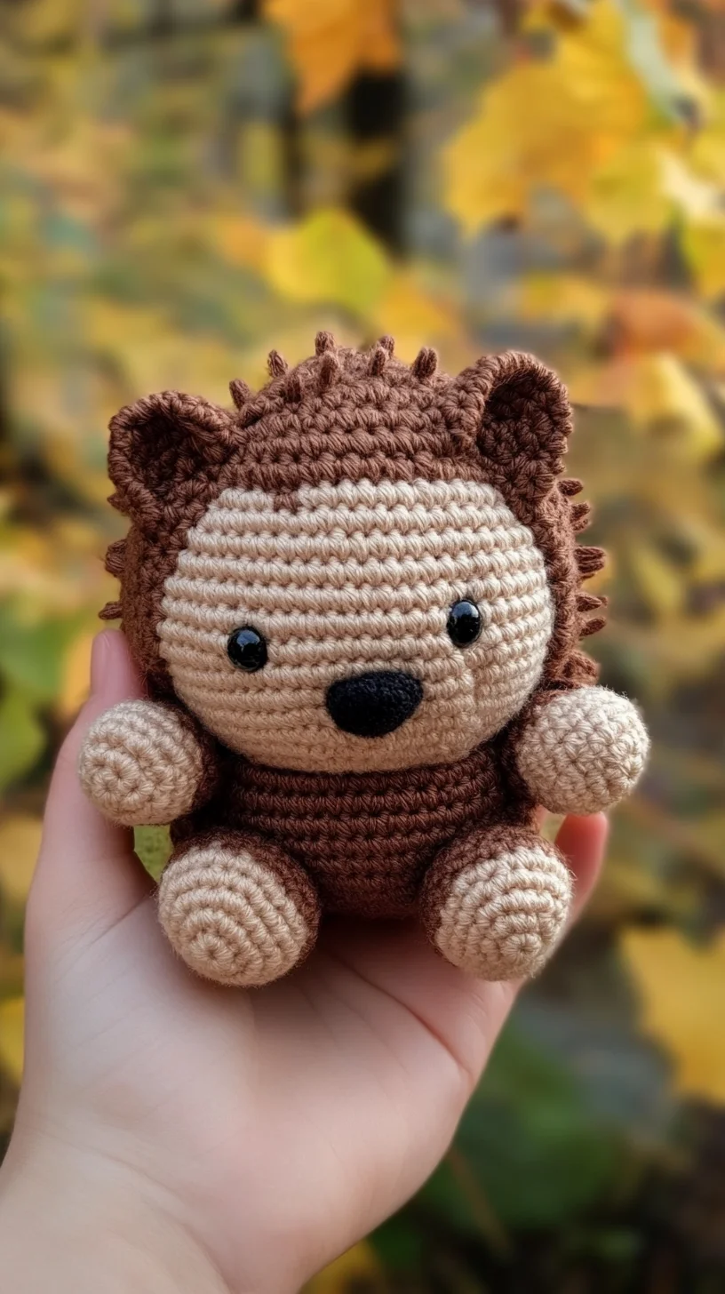 Adorable Crochet Hedgehog: Perfect for Cozy Home Decor and Gift Giving