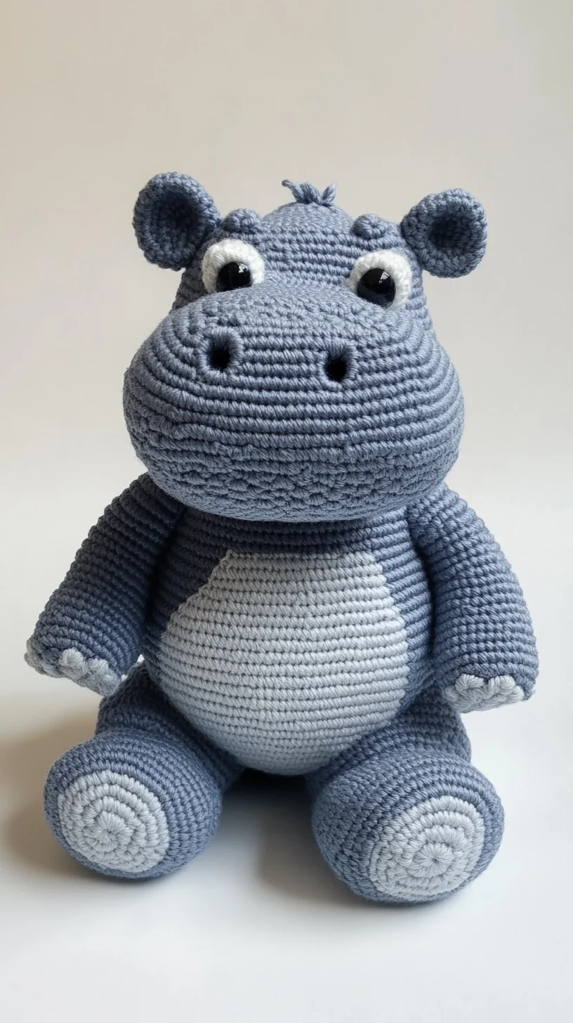 Adorable Crochet Hippo: A Cuddle-Worthy Companion for All Ages