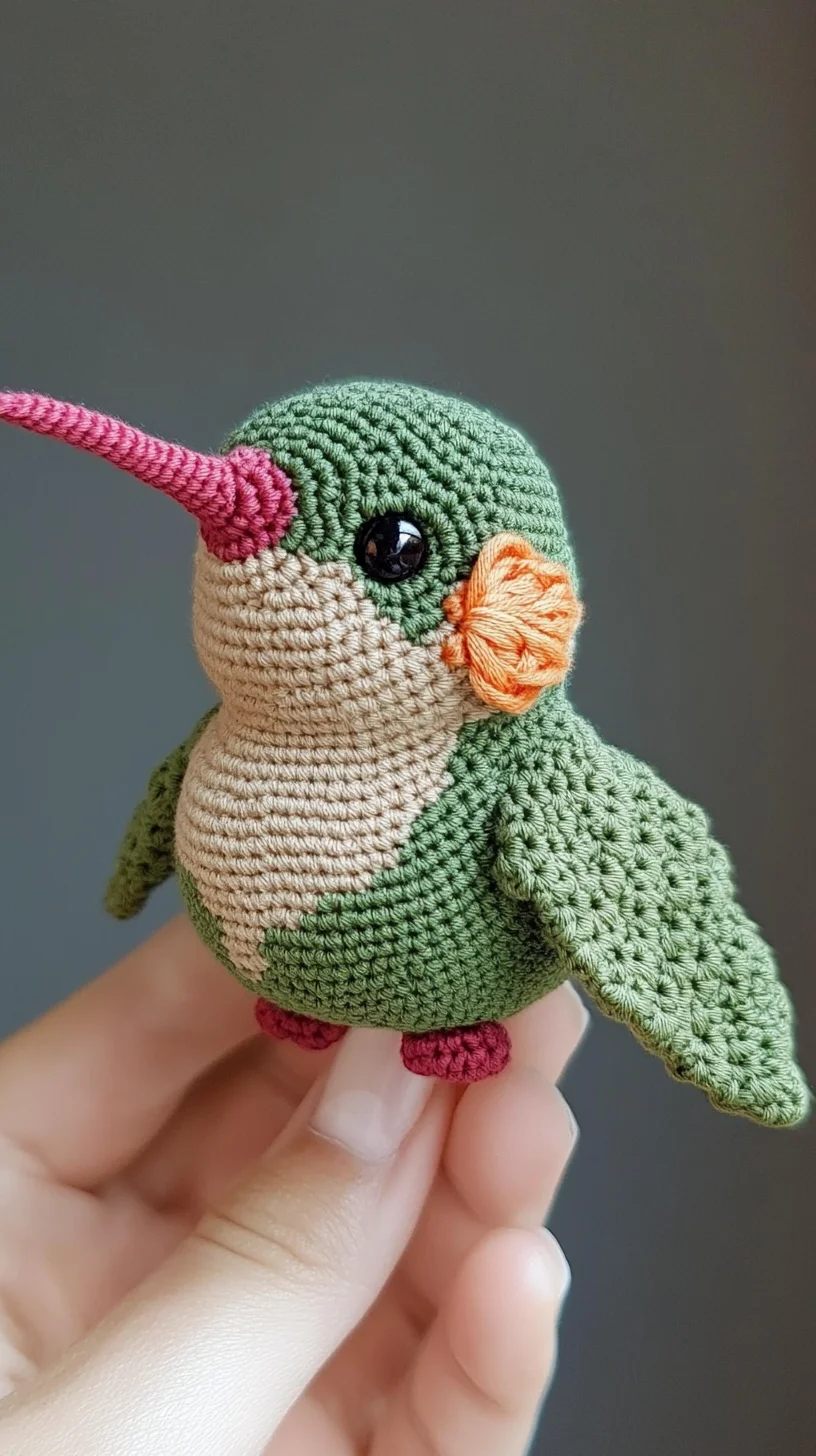 Adorable Crochet Hummingbird: A Sweet Addition to Your Amigurumi Collection