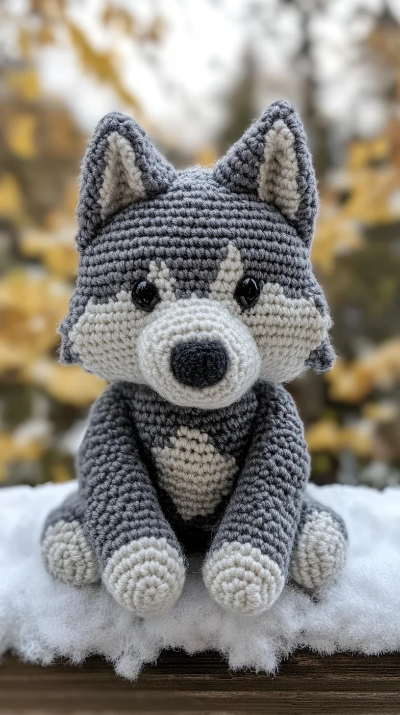 Adorable Crochet Husky: A Charming Addition to Your Handmade Collection