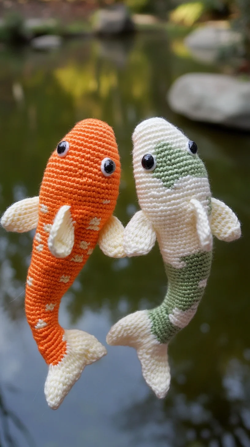 Adorable Crochet Koi Fish: Whimsical Decor for Every Knitting Enthusiast