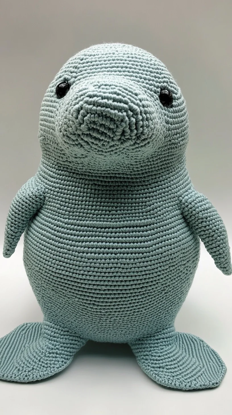 Adorable Crochet Manatee: A Charming Addition to Your Handmade Collection