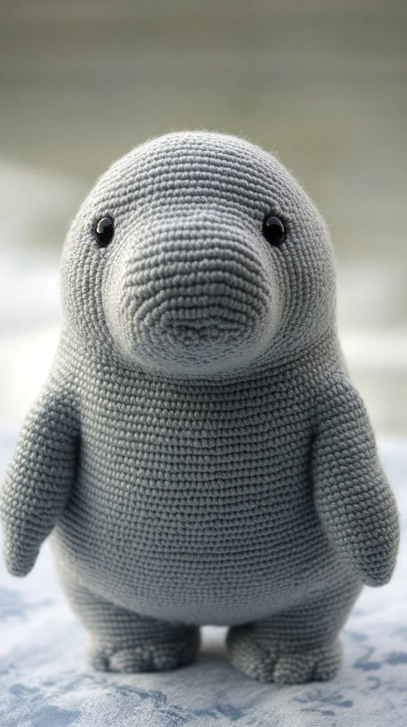 Adorable Crochet Manatee: A Whimsical Touch for Any Space