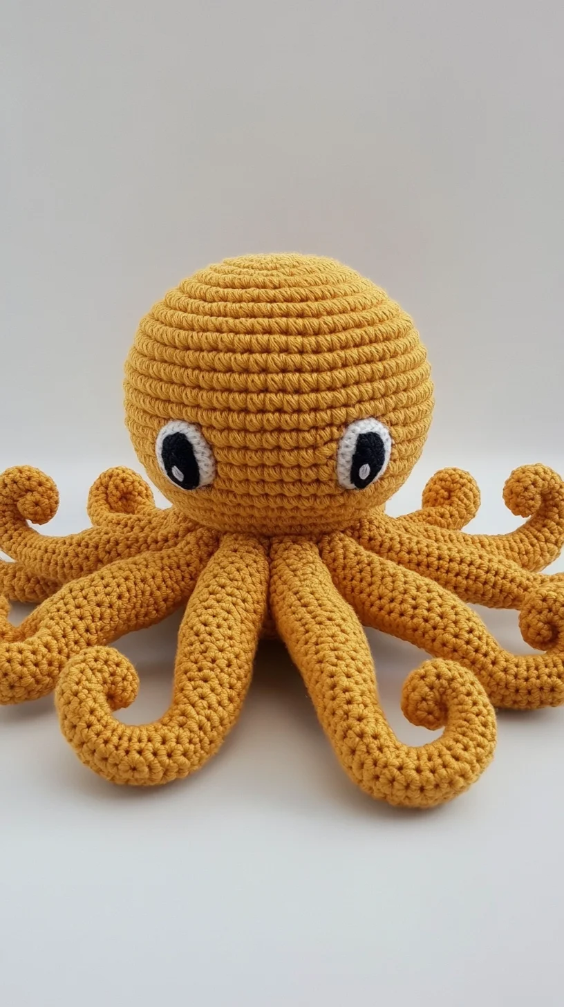 Adorable Crochet Octopus: A Fun and Whimsical Home Decor Accent