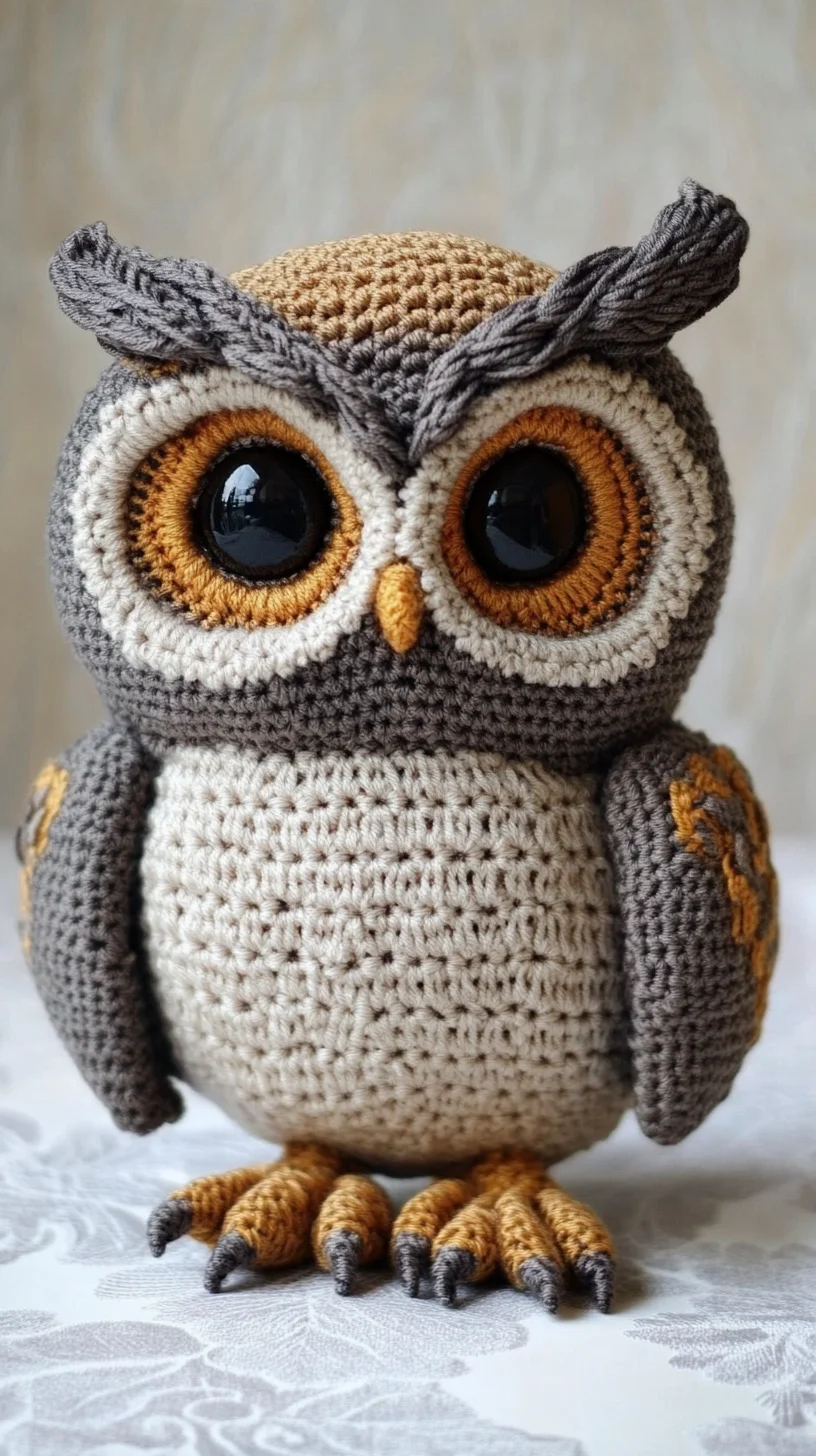 Adorable Crochet Owl: A Charming Addition to Your Home Decor
