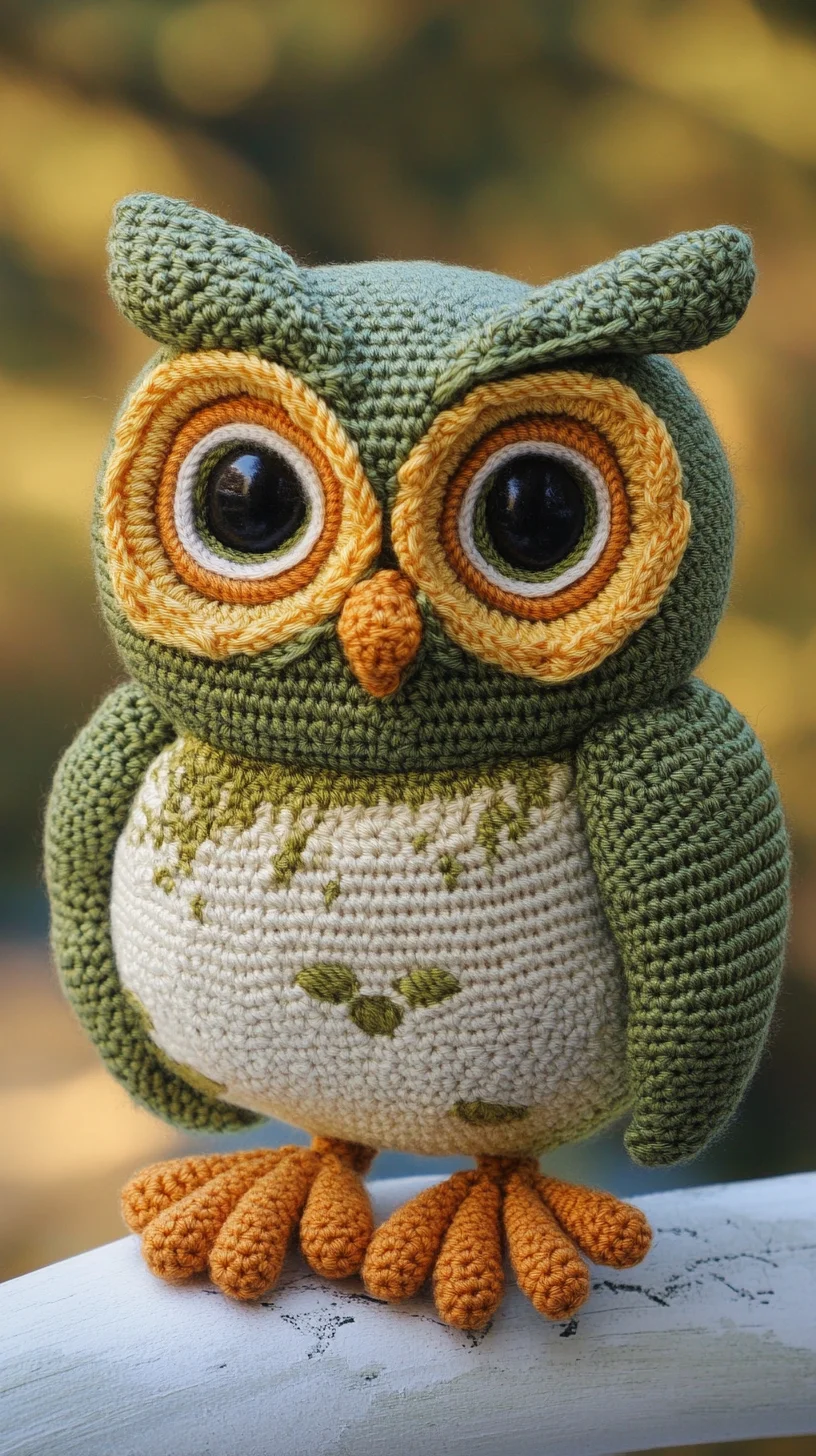 Adorable Crochet Owl: A Whimsical Touch to Your Home Decor
