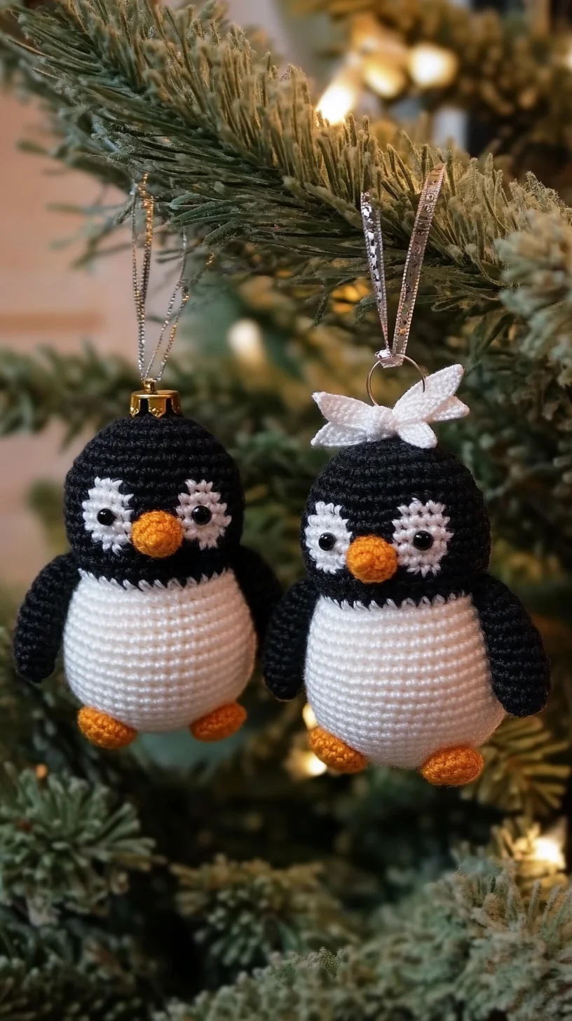 Adorable Crochet Penguins: Perfect Holiday Ornaments for Festive Cheer