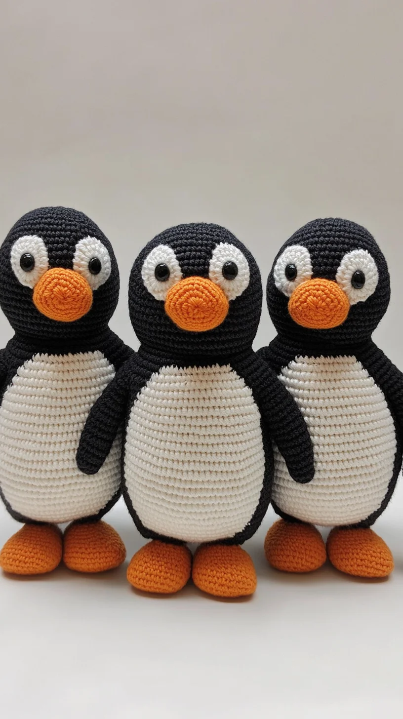 Adorable Crochet Penguins: Whimsical Home Decor with a Crafty Touch