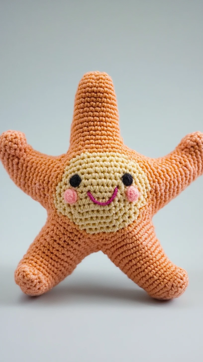 Adorable Crochet Starfish Plush: The Perfect Cuddly Companion