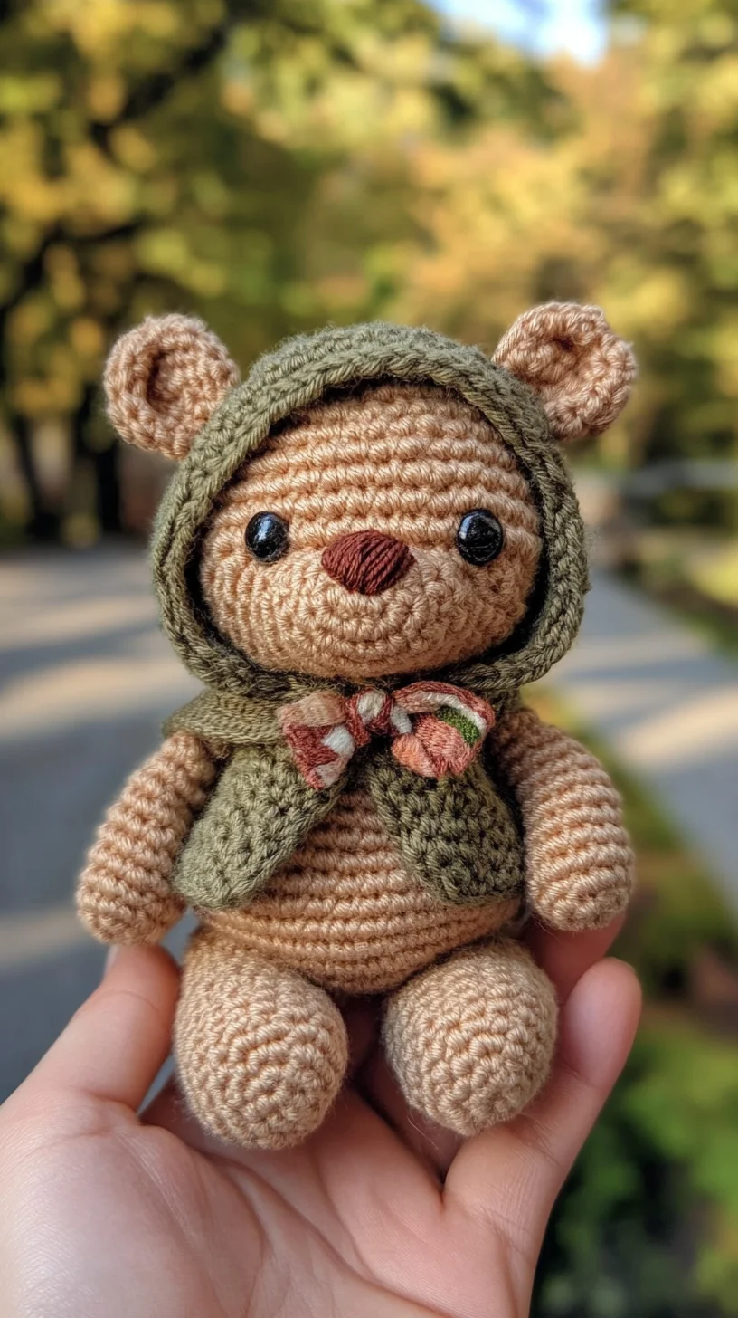 Adorable Crochet Teddy Bear: Perfect for Gifts and Home Decor