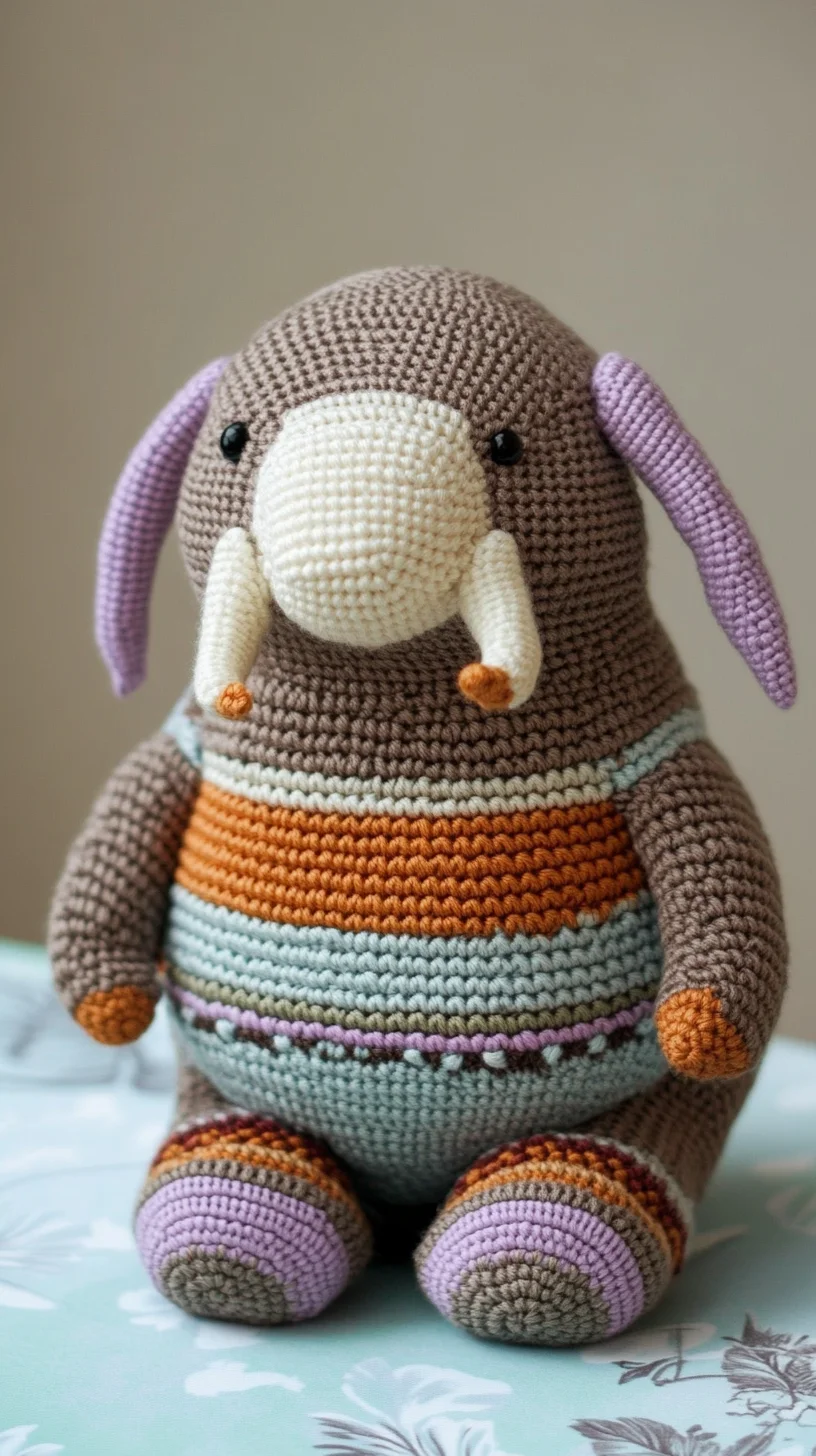 Adorable Crochet Toy: Whimsical Elephant for All Ages