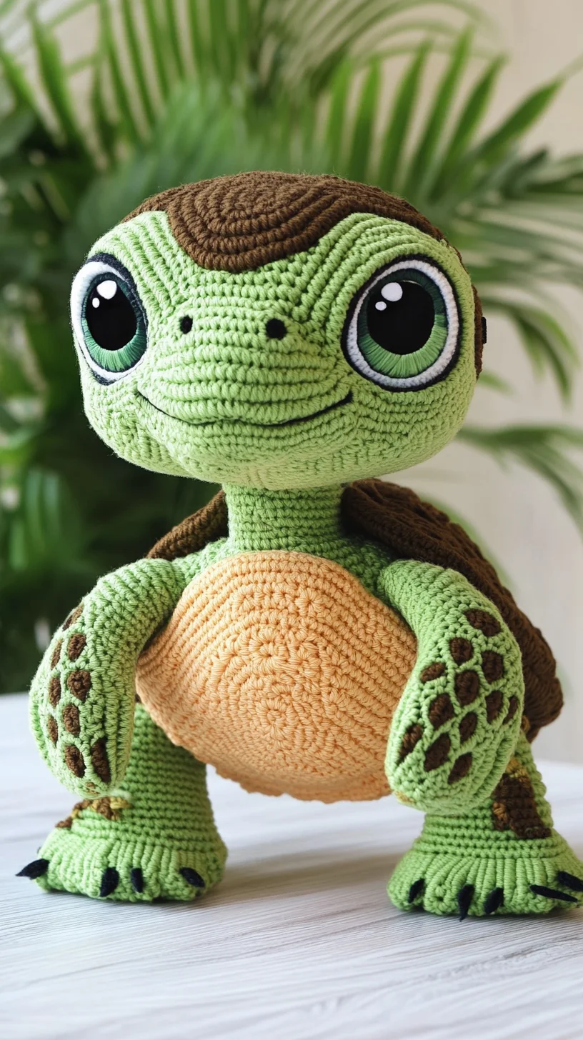 Adorable Crochet Turtle: A Charming DIY Plush Companion for All Ages!