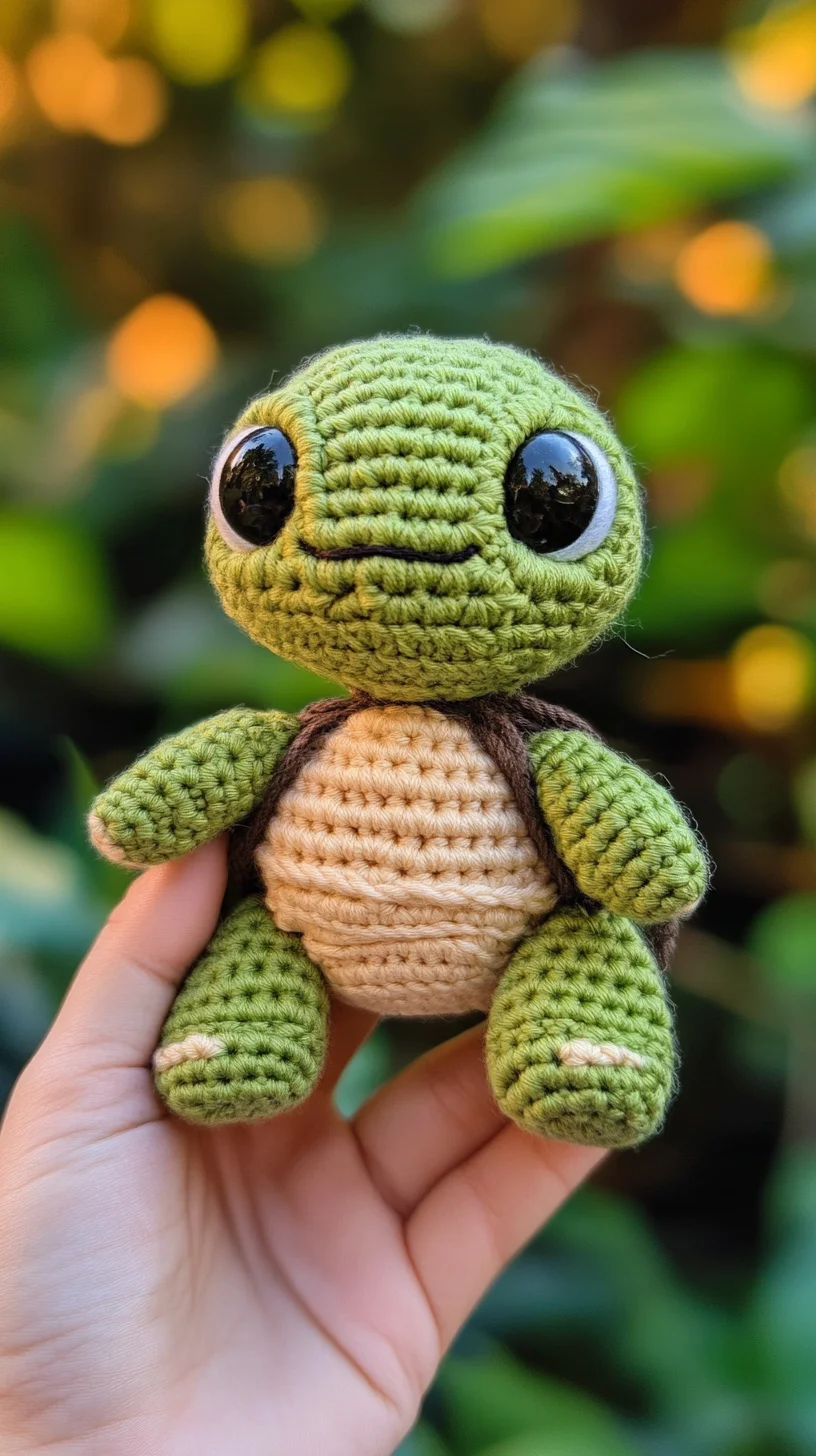 Adorable Crochet Turtle: A Charming Plush Companion for All Ages