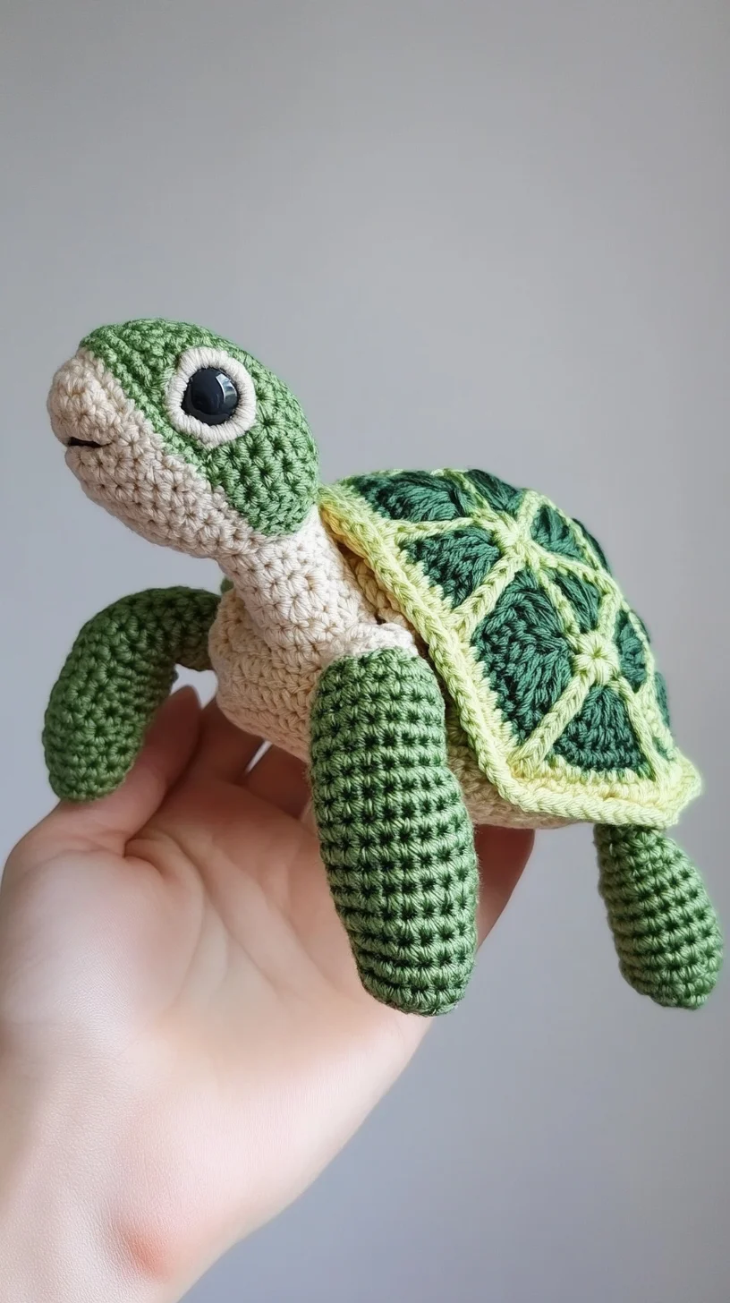 Adorable Crochet Turtle: A Charming Touch for Any Home Decor