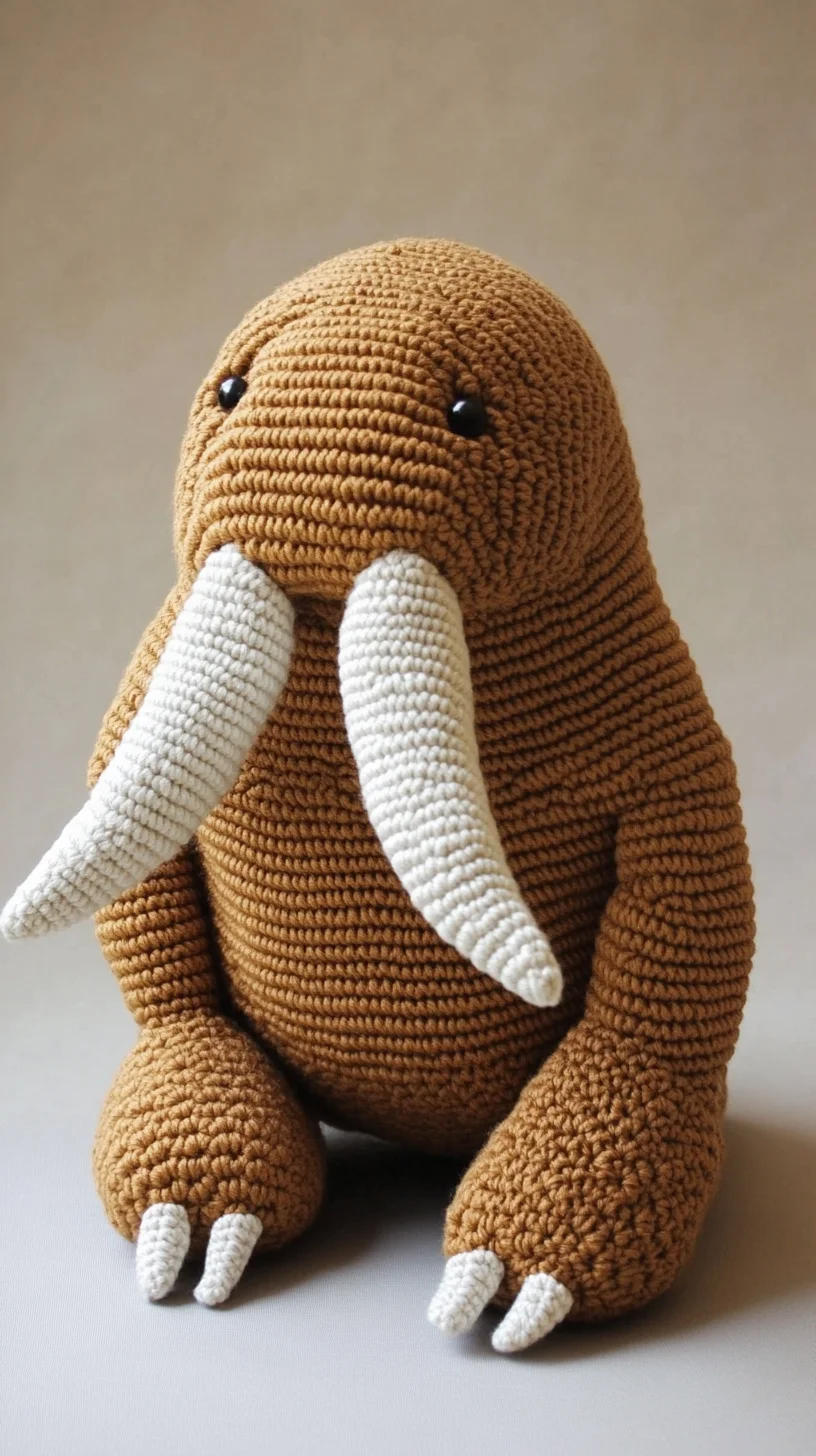 Adorable Crochet Walrus: A Cute Accent for Kids' Rooms