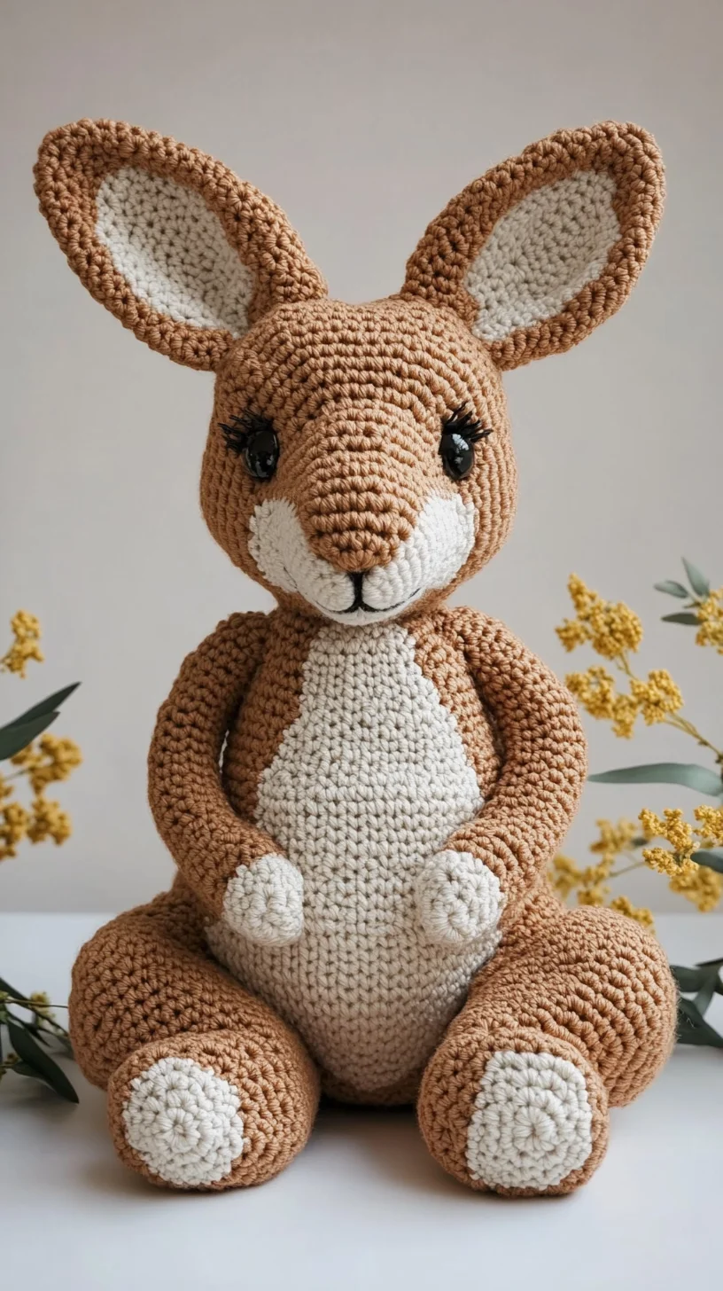 Adorable Crocheted Bunny: Elevate Your Home Décor with This Charming Craft