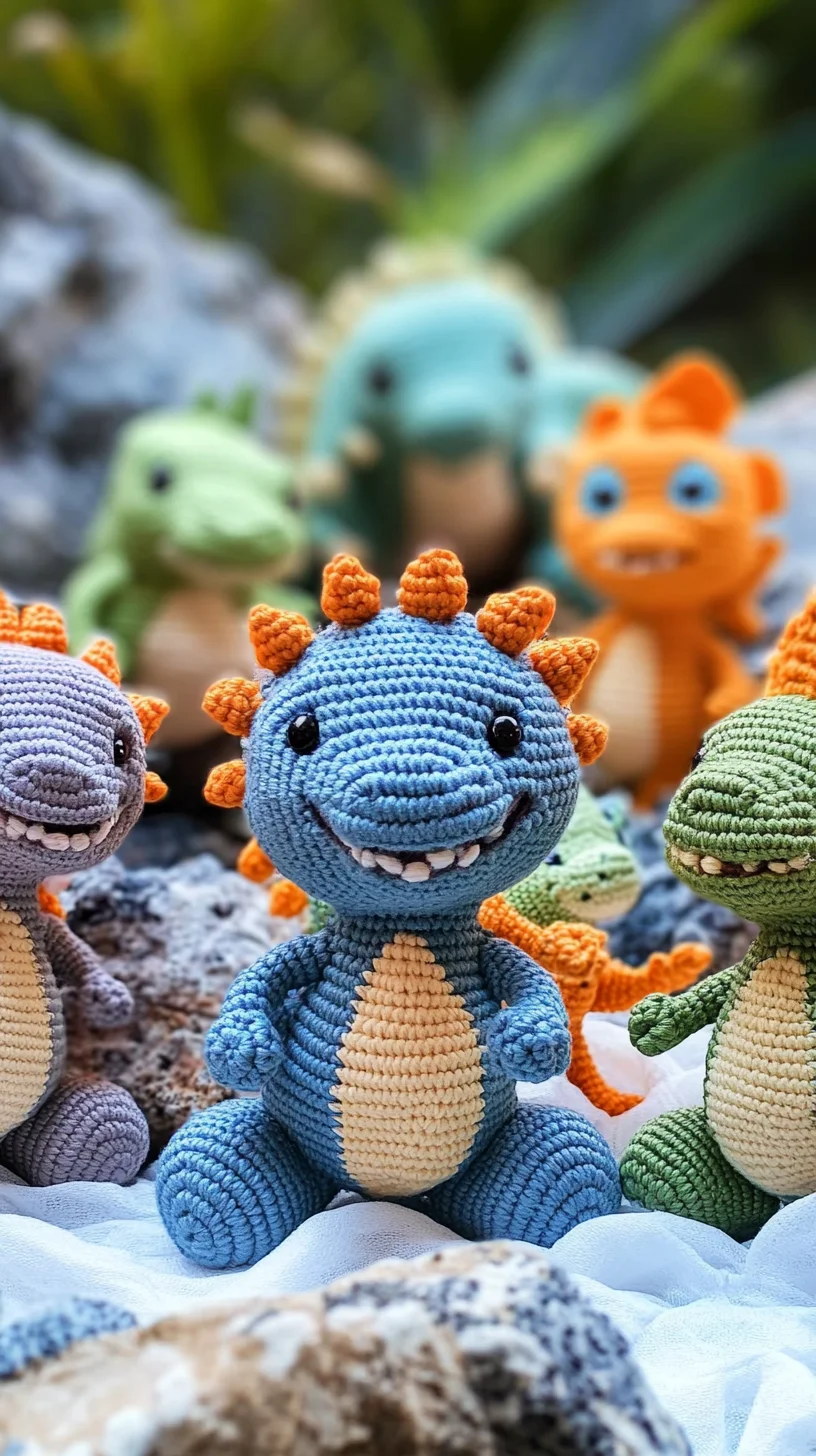 Adorable Crocheted Dinosaurs: The Perfect Cuddle Companions for Any Child
