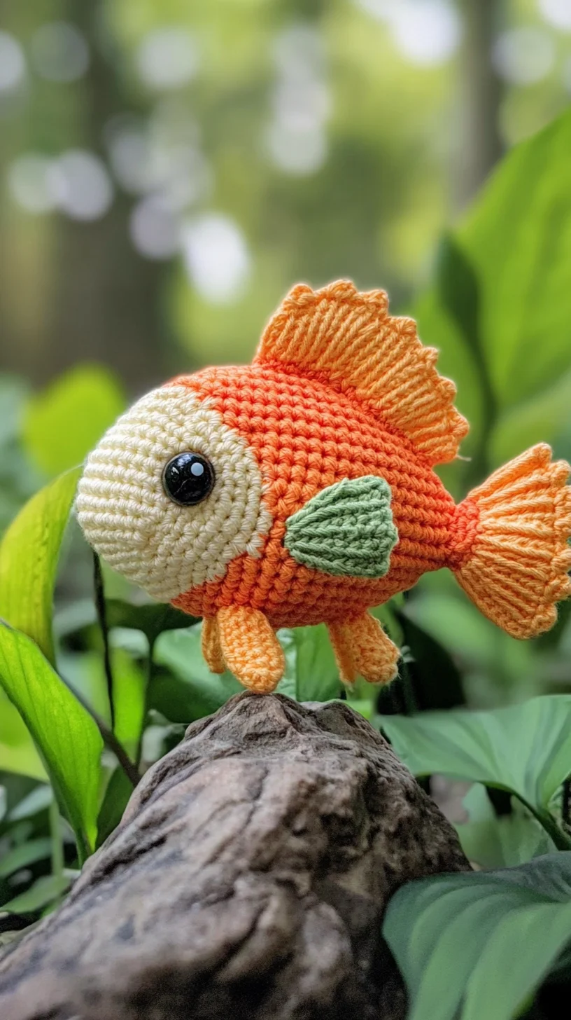 Adorable Crocheted Goldfish: A Whimsical Touch for Any Decor