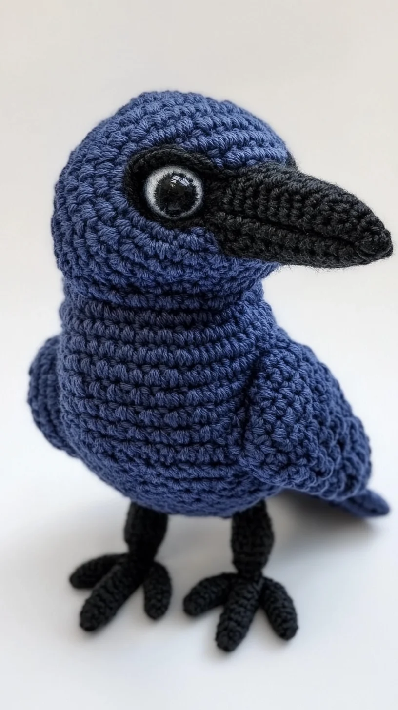 Adorable Crocheted Raven: A Fun and Whimsical Crafting Adventure