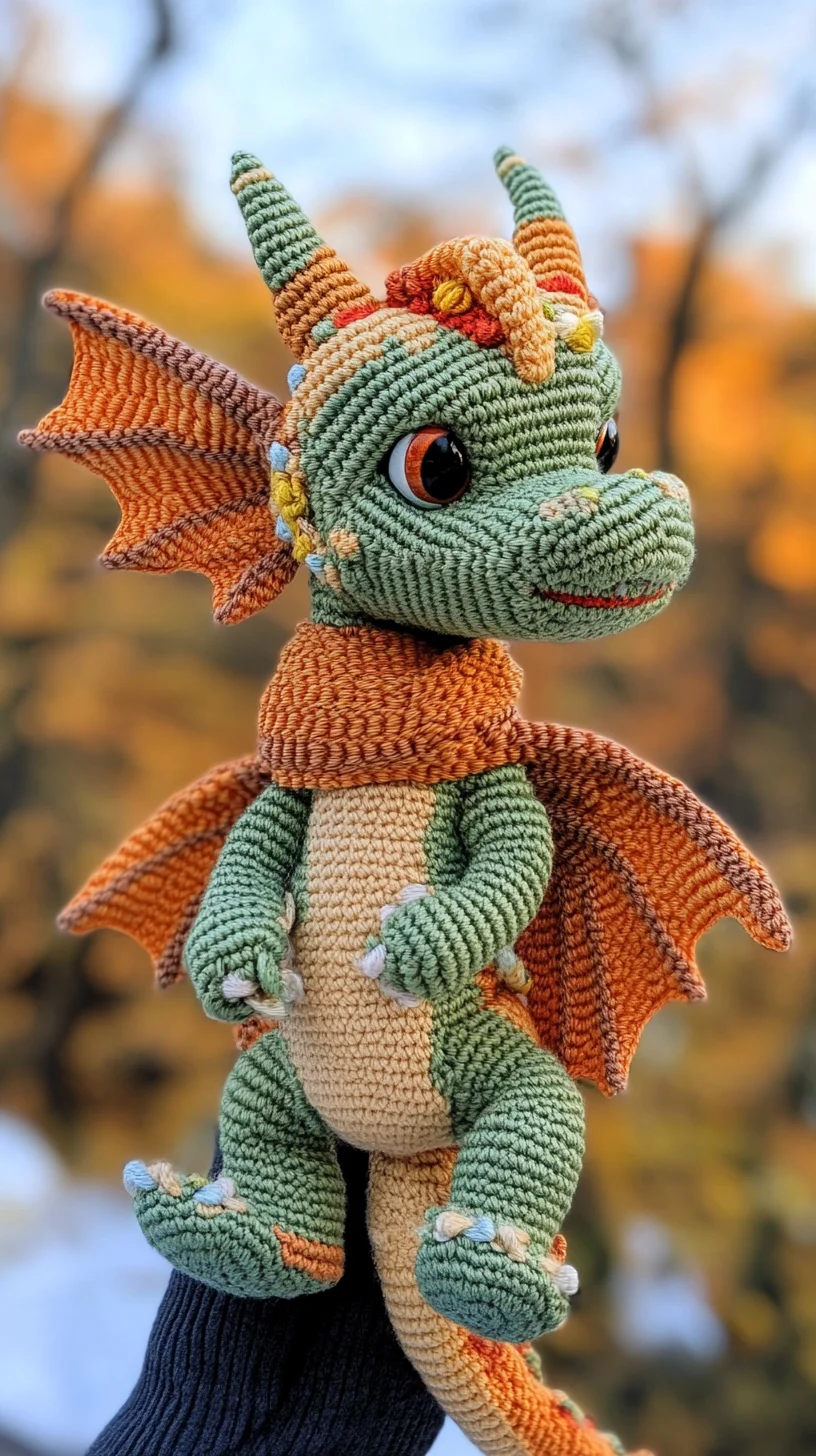 Adorable Dragon Amigurumi: A Whimsical Touch to Your Craft Collection