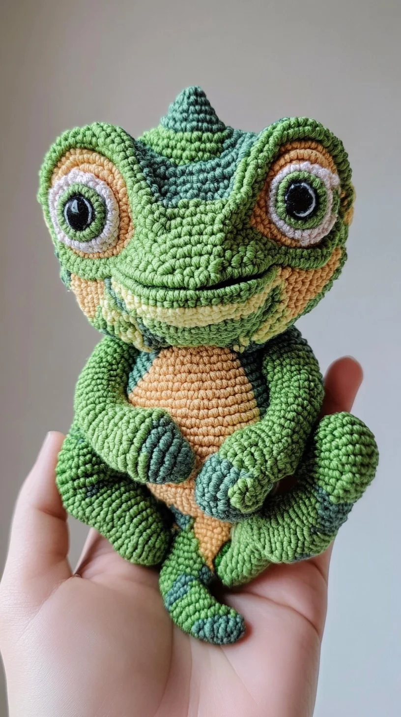 Adorable Handcrafted Plush: Whimsical Frog Friend for All Ages
