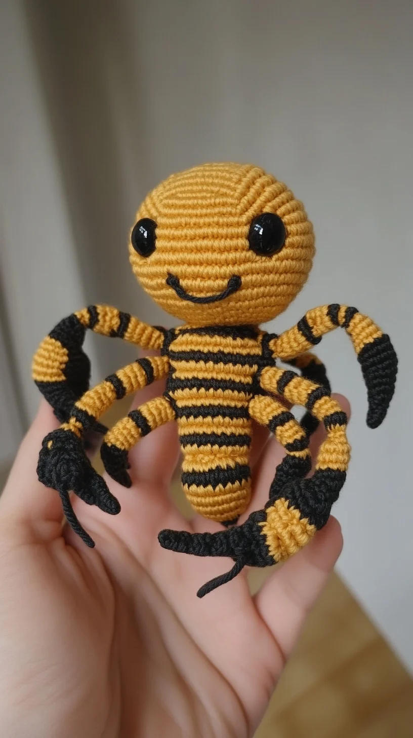 Adorable Hand-Crocheted Spider: The Perfect Spooky Season Companion