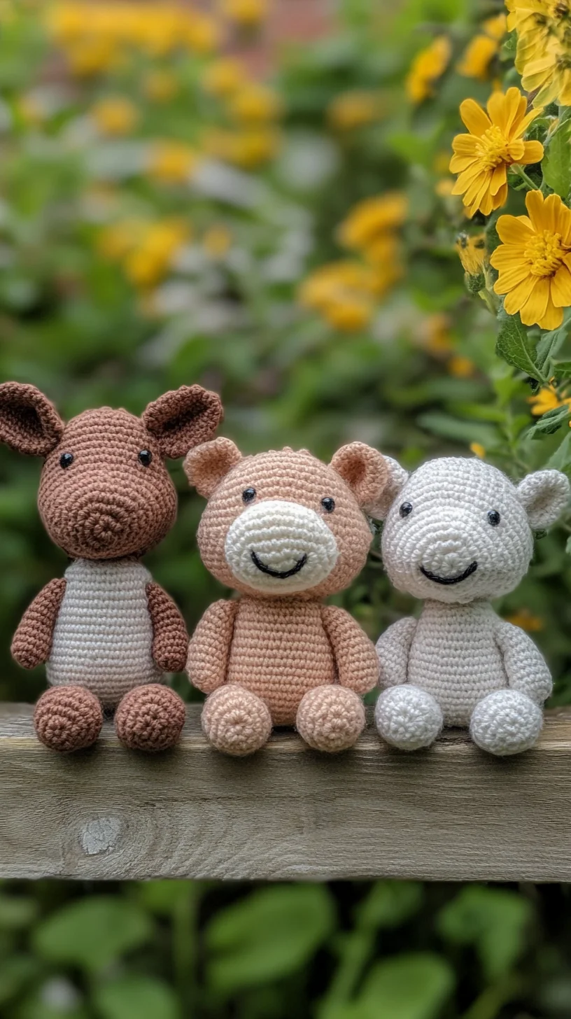 Adorable Handmade Amigurumi: Bring Whimsy to Your Home Decor!