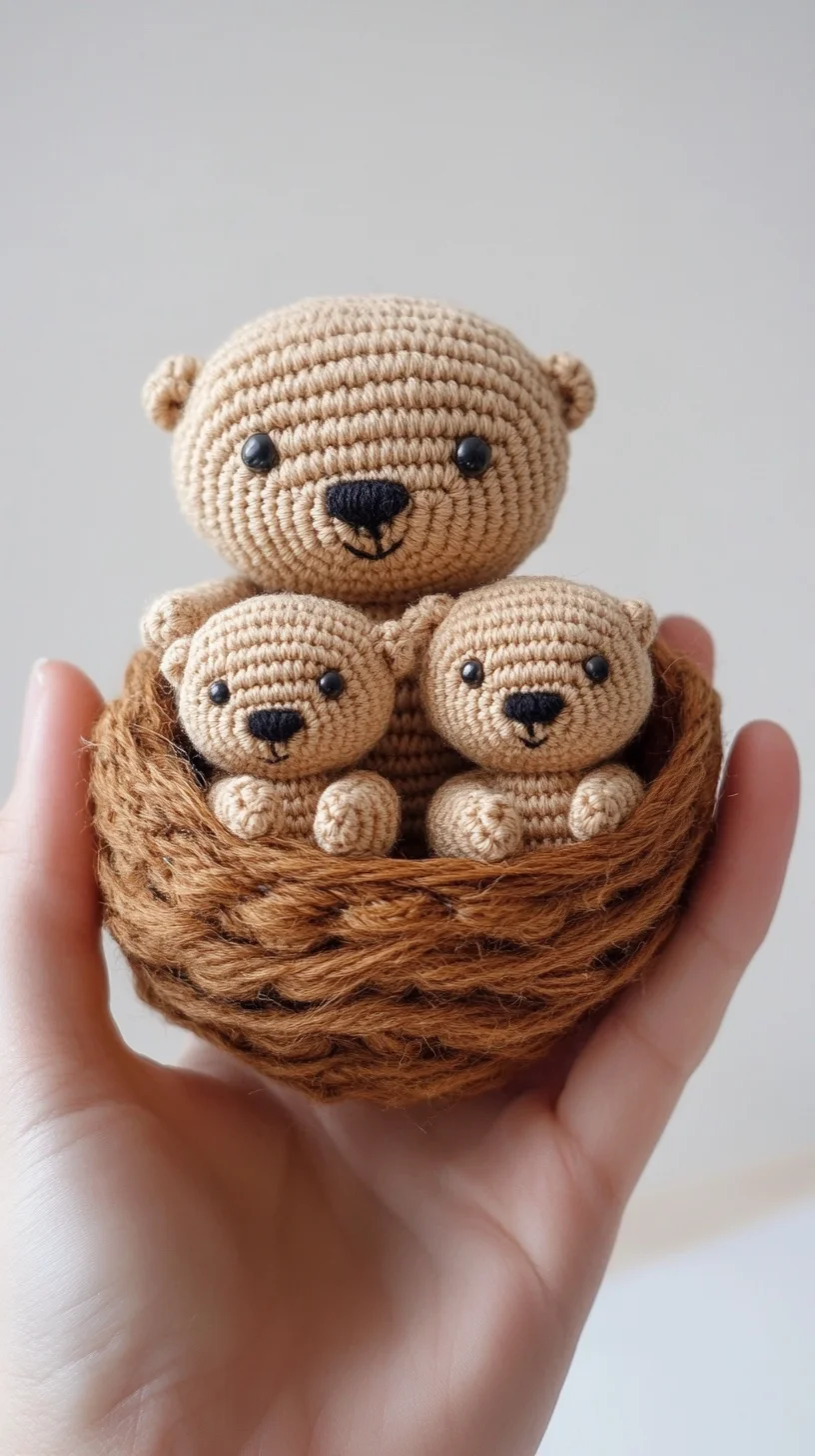 Adorable Handmade Crochet Bears for Cozy Home Decor