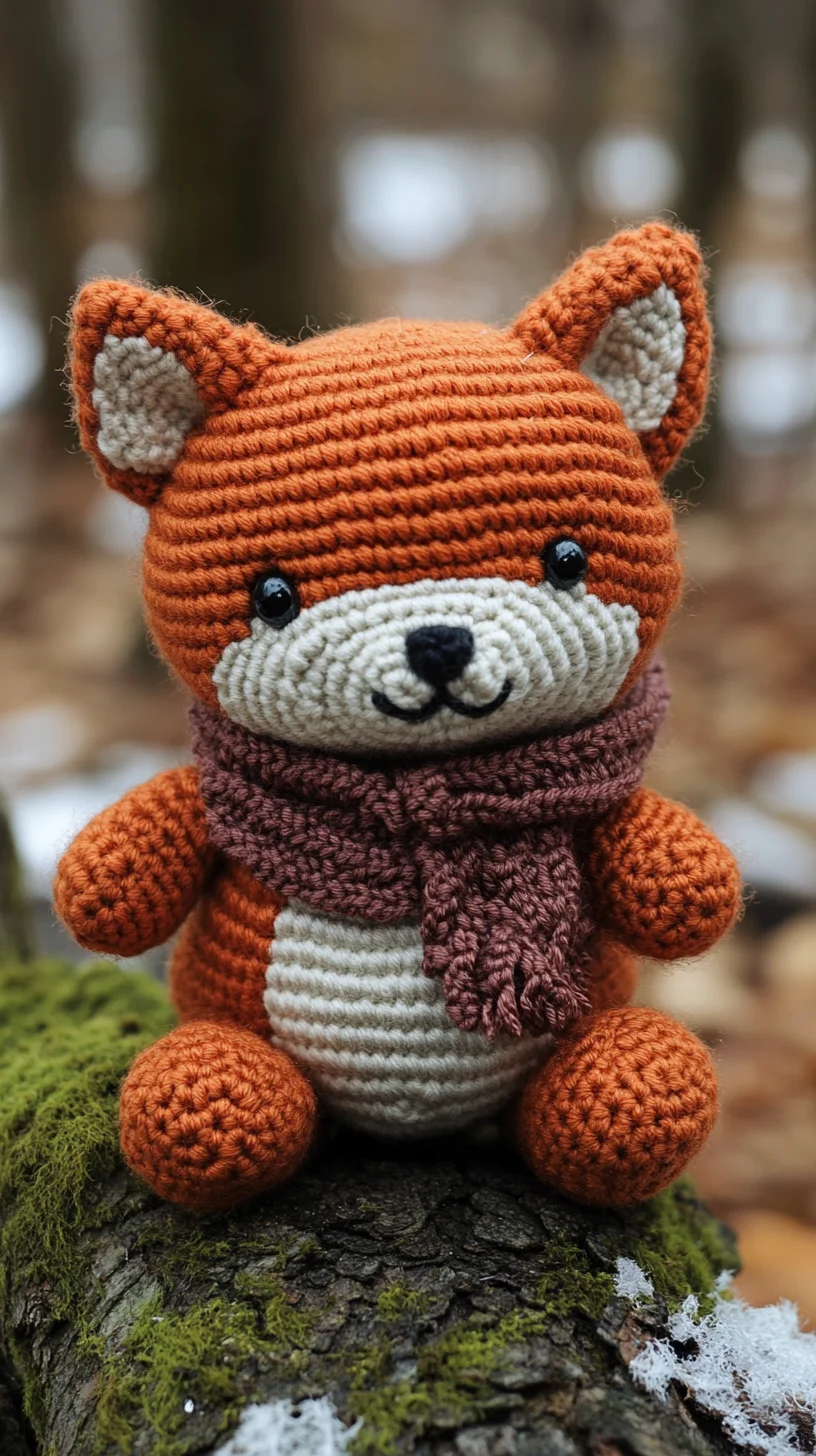 Adorable Handmade Crochet Fox: The Perfect Cozy Companion