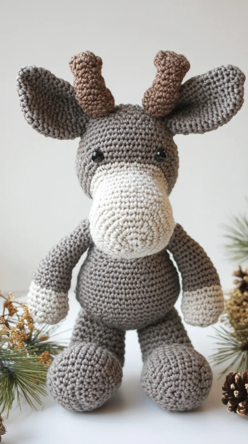 Adorable Handmade Crochet Reindeer: Perfect Holiday Gift for All Ages!
