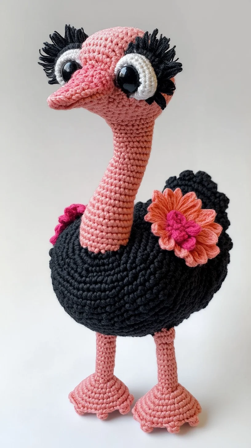 Adorable Handmade Ostrich Amigurumi: A Whimsical Touch for Your Collection