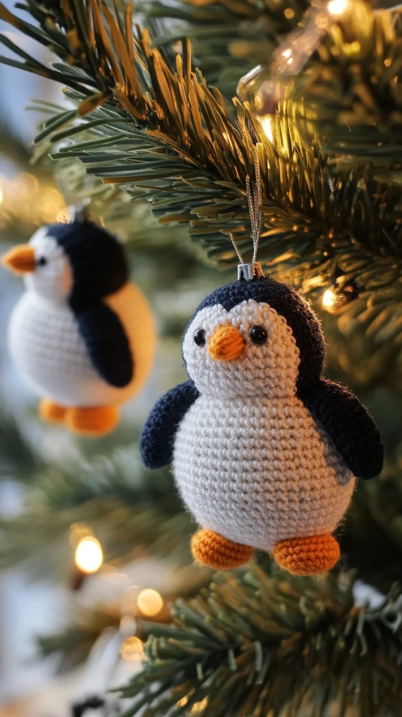 Adorable Handmade Penguin Ornaments to Elevate Your Holiday Decor