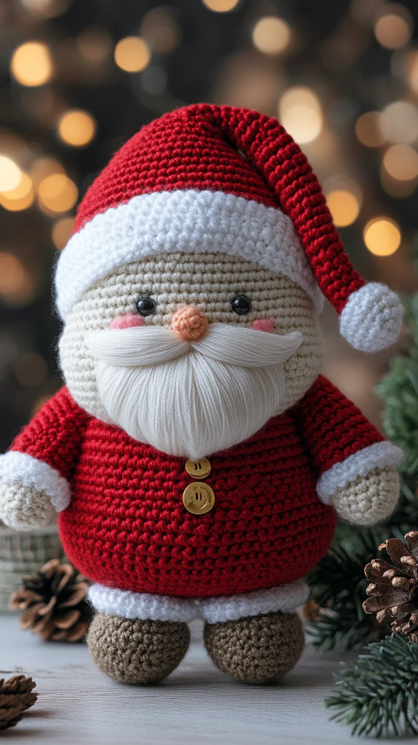 Adorable Handmade Santa: Bring Festive Cheer to Your Home Décor